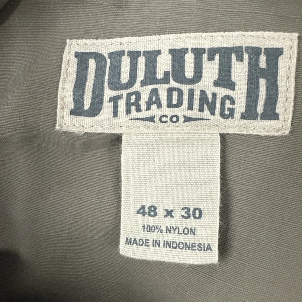 Duluth Trading Cargo Pants Mens 48x30 Light Weight Tan/Light Brown